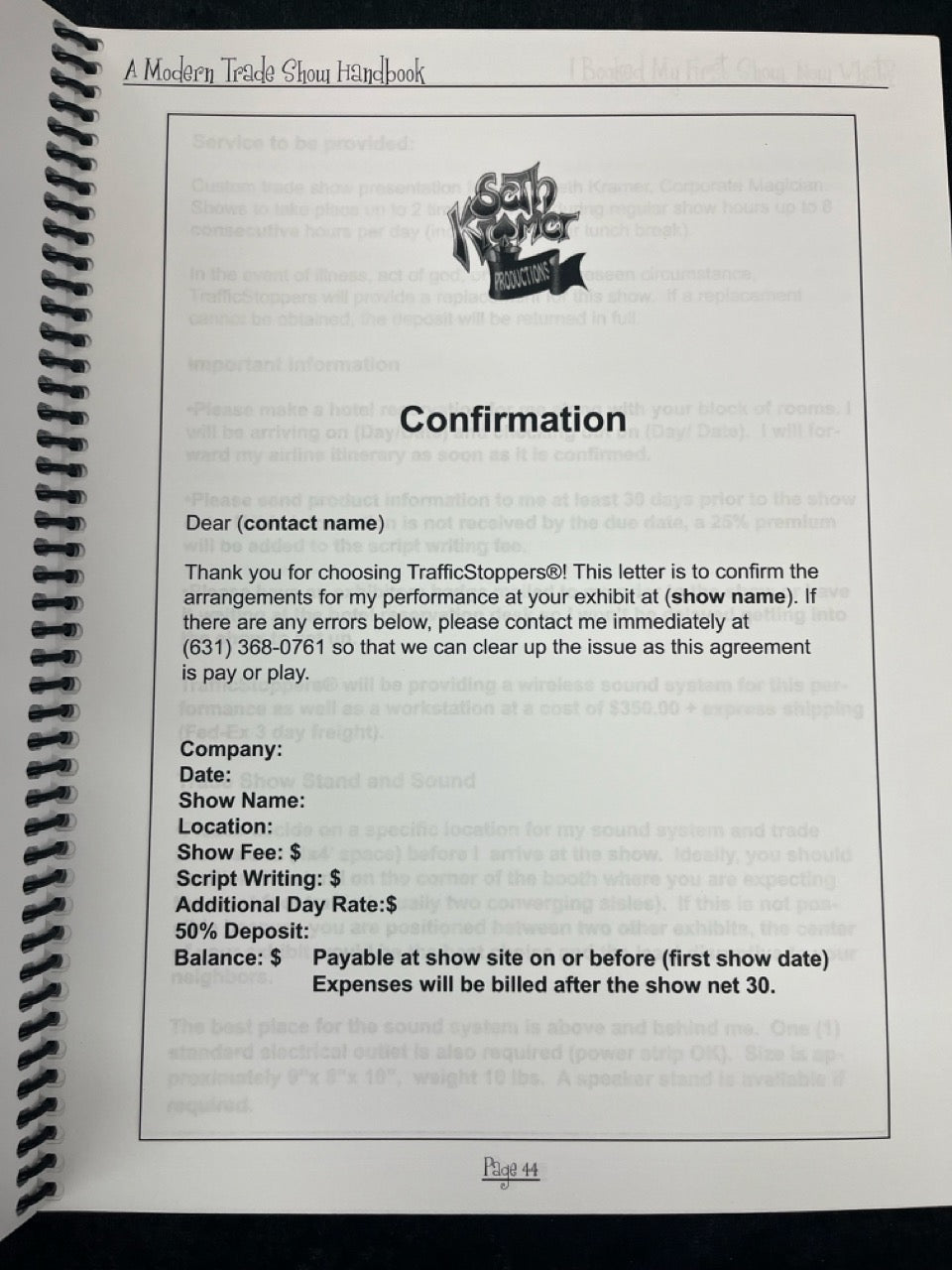 A Modern Trade Show Handbook - Seth Kramer - SIGNED