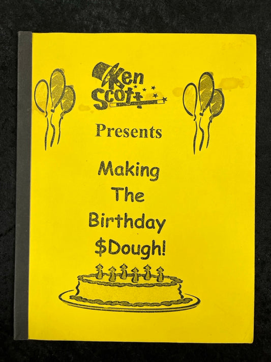 Ken Scott Presents Making The Birthday Party Dough