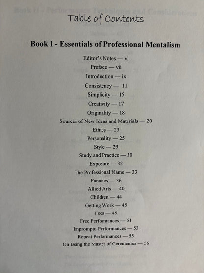 Larry Knecht On Mentalism - Larry Knecht (Limited edition)