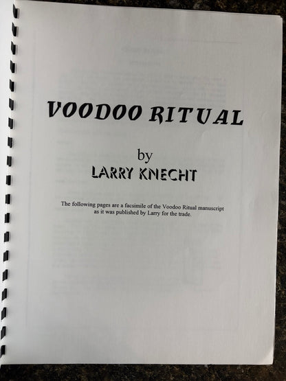 Larry Knecht On Mentalism - Larry Knecht (Limited edition)