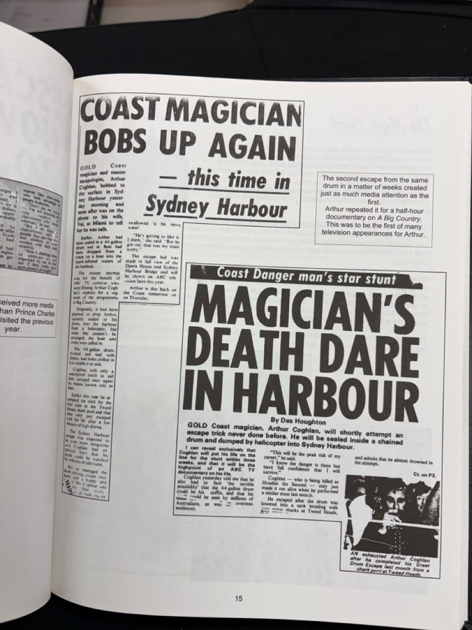 The Original Escapes of Arthur Coghlan