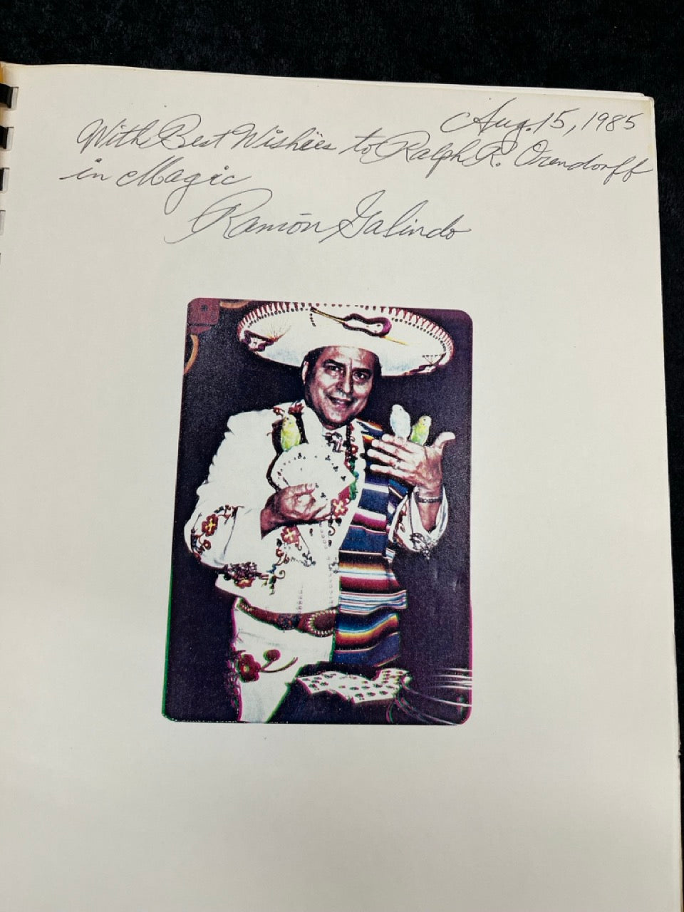 A Bird in Hand - Ramon G. Galindo - SIGNED