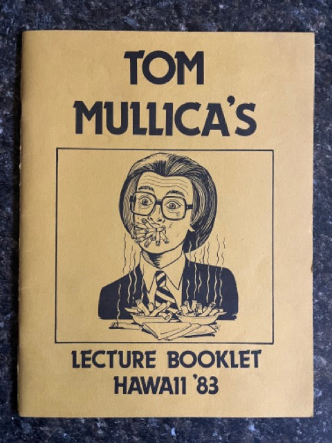 Tom Mullica's Lecture Booklet, Hawaii '83 (SIGNED)