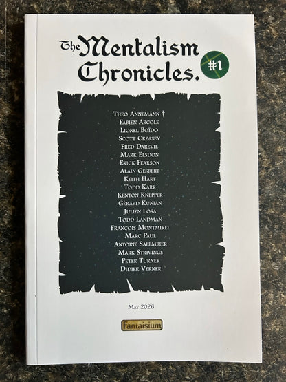 The Mentalism Chronicles #1 - Francois Montmirel