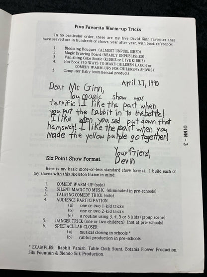 Kidshow List of Lists - David Ginn