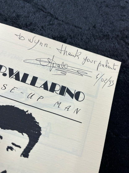 J.P. Vallarino: Close-Up Man - SIGNED