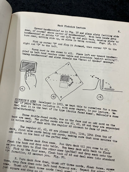 Mack Picknick Lecture Notes