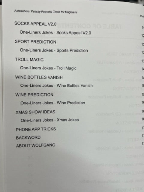 Astonishers - Wolfgang Riebe