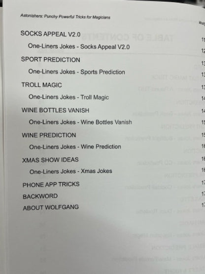 Astonishers - Wolfgang Riebe