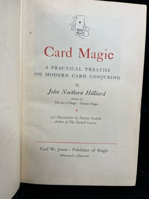Hilliard's Card Magic - Carl W. Jones (1st ed.)