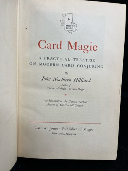 Hilliard's Card Magic - Carl W. Jones (1st ed.)
