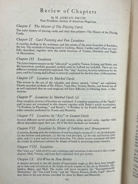 Hilliard's Card Magic - Carl W. Jones (1st ed.)