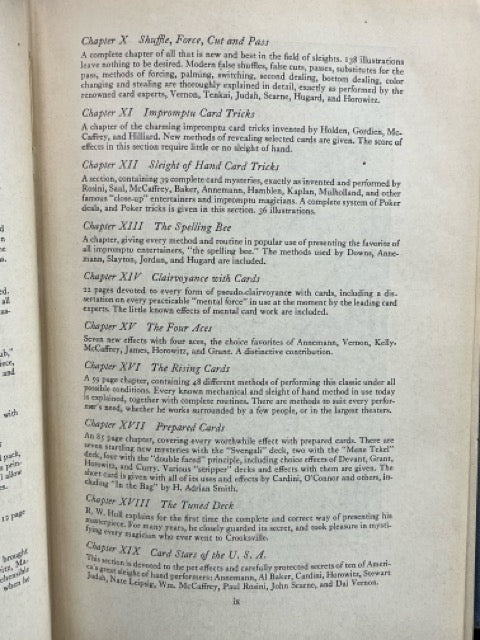 Hilliard's Card Magic - Carl W. Jones (1st ed.)