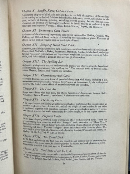 Hilliard's Card Magic - Carl W. Jones (1st ed.)