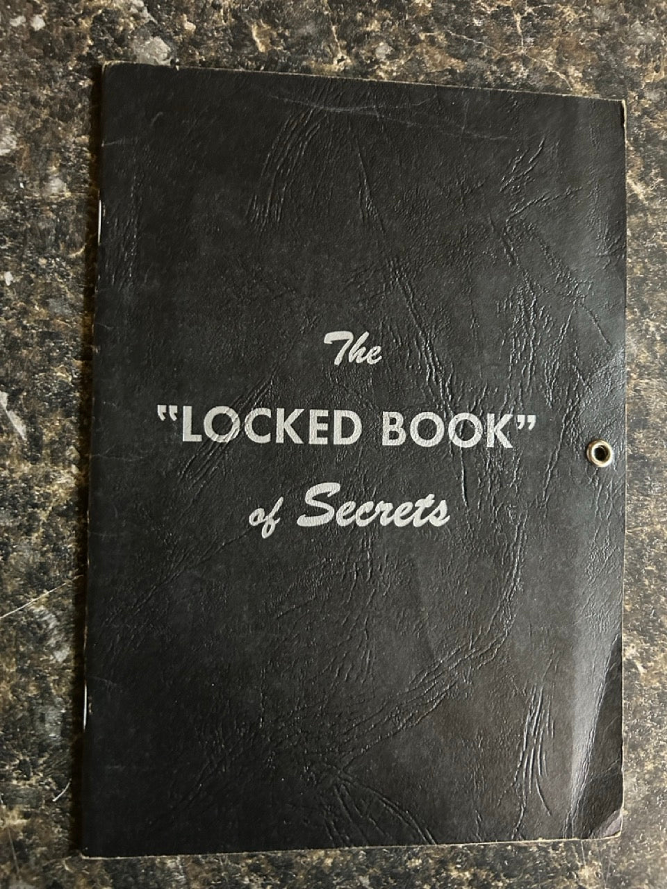 The "Locked Book" of Secrets - The Magic Exchange