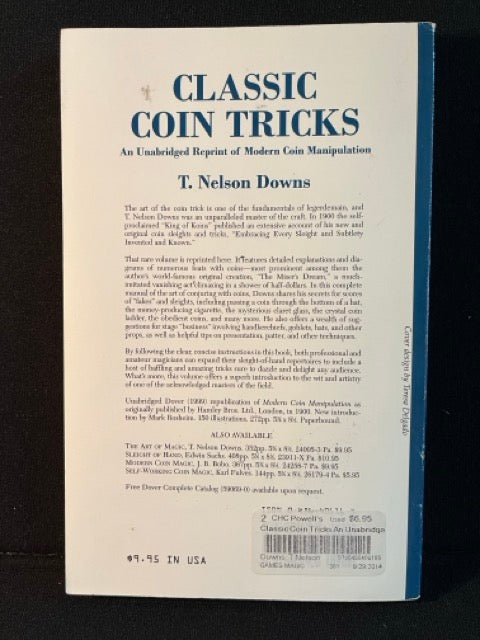 Classic Coin Tricks - T. Nelson Downs