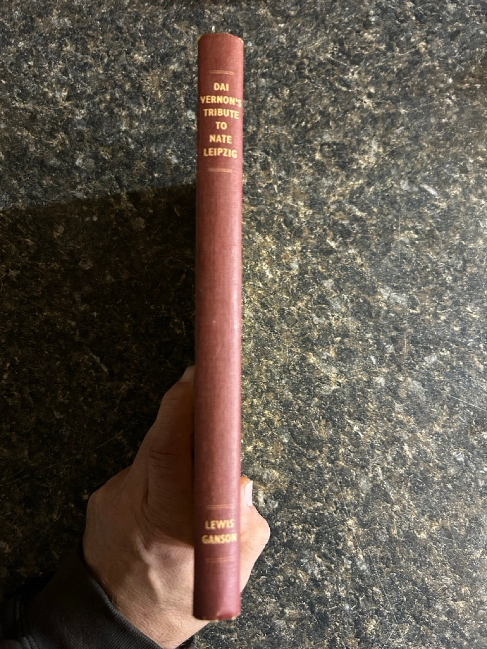 Dai Vernon's Tribute to Nate Leipzig - Lewis Ganson (Harry Stanley ed.)