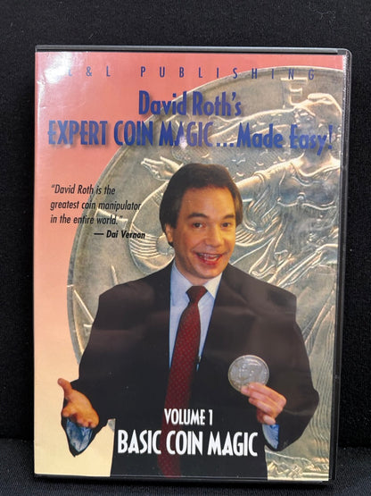 David Roth's Expert Coin Magic Vol.1: Basic Coin Magic - DVD