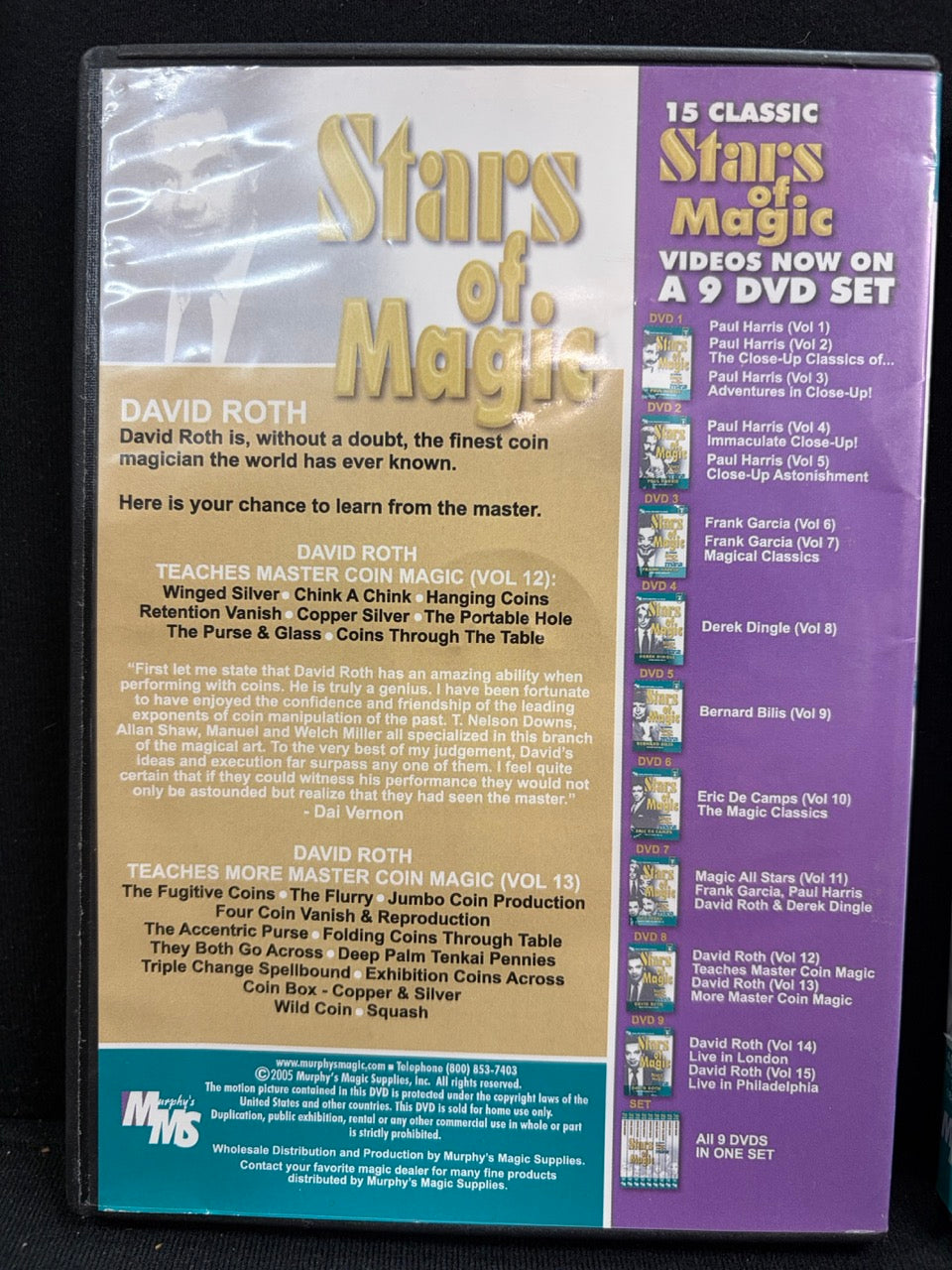 Stars of Magic #8, #9 (DVDs) - David Roth
