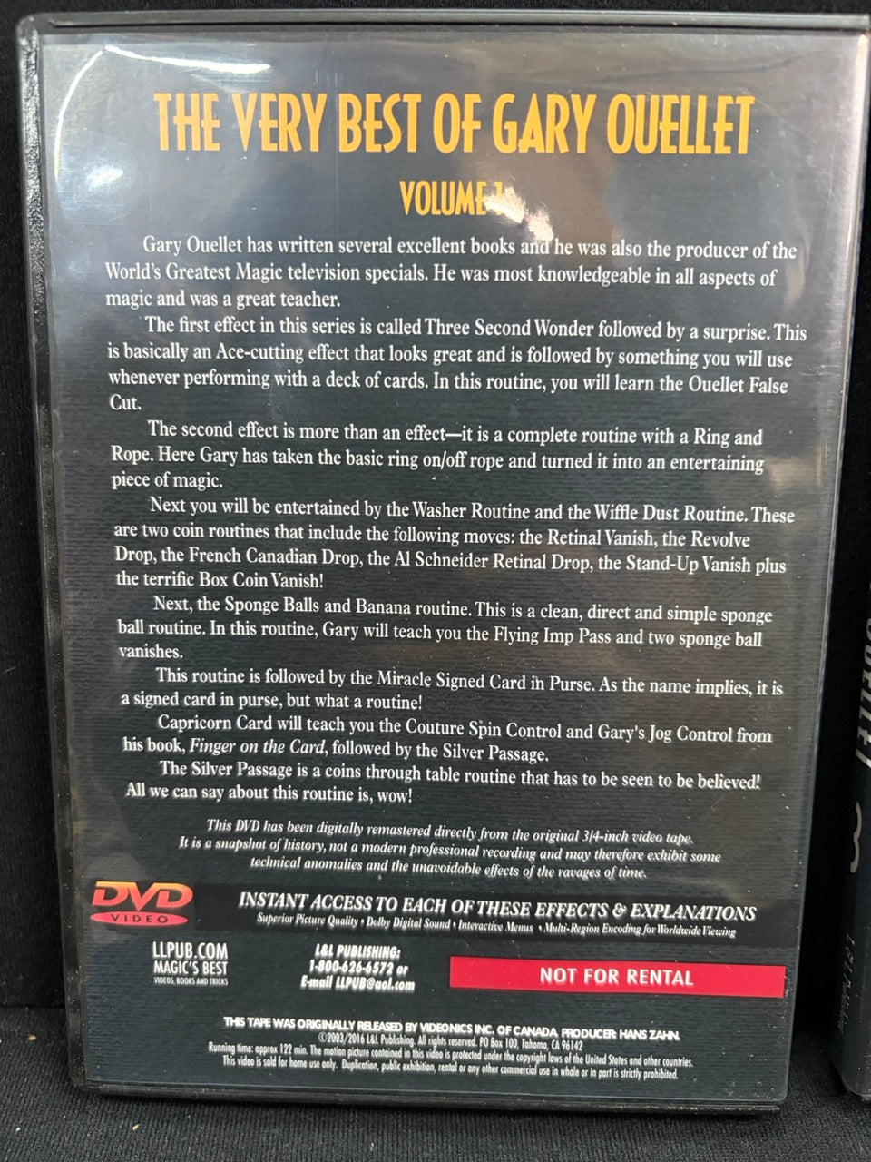 The Very Best of Gary Ouellet, Vols. 1,3 (DVDs)