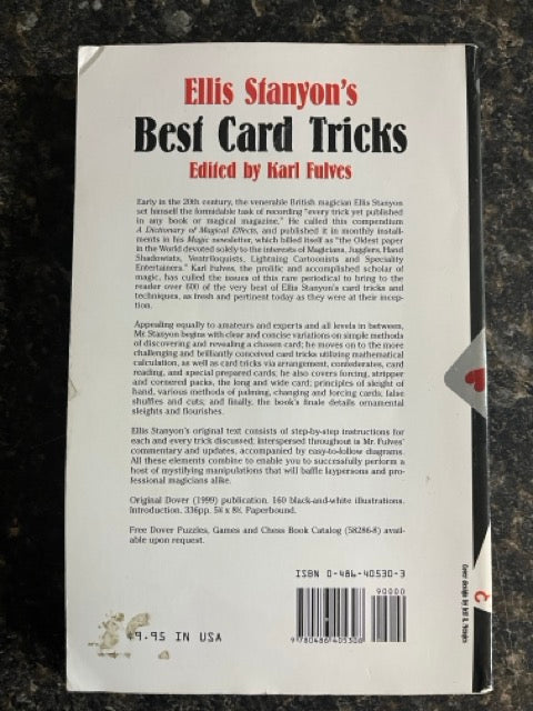 Ellis Stanyon's Best Card Tricks - Karl Fulves