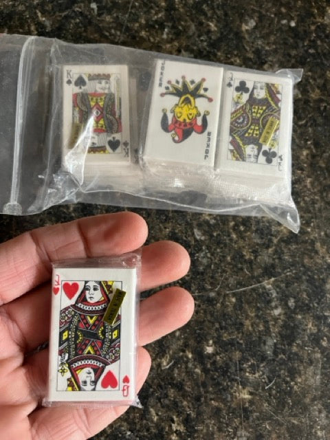 12 Miniature Decks of Cards (SM3)