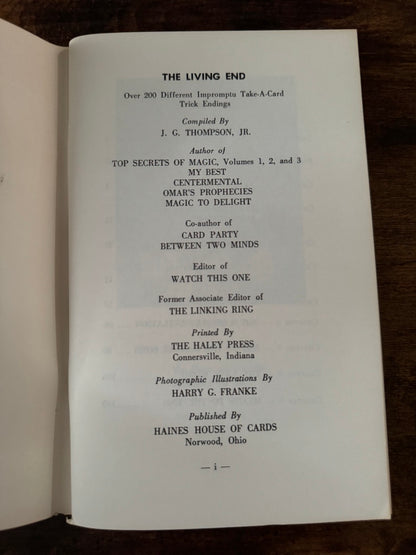 The Living End - J.G. Thompson Jr.