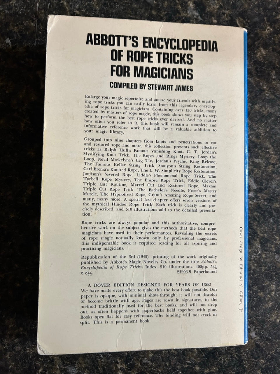 Abbott's Encyclopedia of Rope Tricks for Magicians - Stewart James (Used)