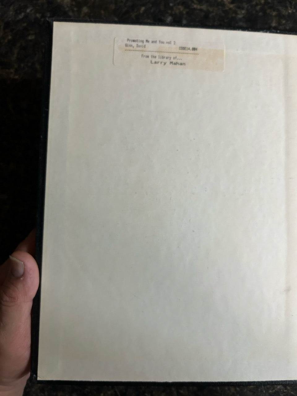 Promoting Me and You 2 - David Ginn - SIGNED (#557)