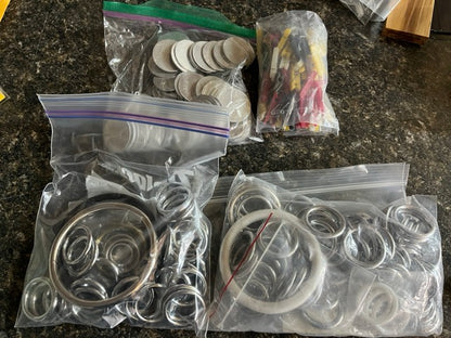 Random Rings & Clips & Coin Blanks (for magic routines) (SM 12)