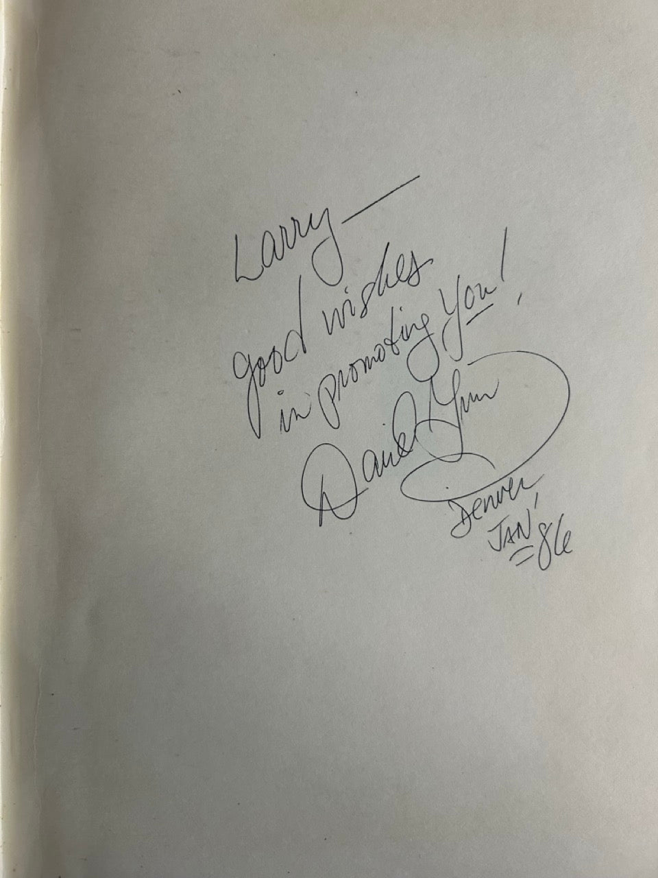Promoting Me and You 2 - David Ginn - SIGNED (#557)