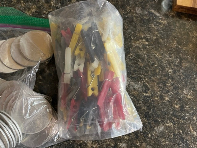 Random Rings & Clips & Coin Blanks (for magic routines) (SM 12)