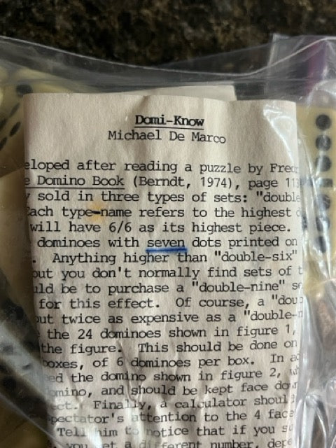 Domi-Know - Michael De Marco (SM 12)