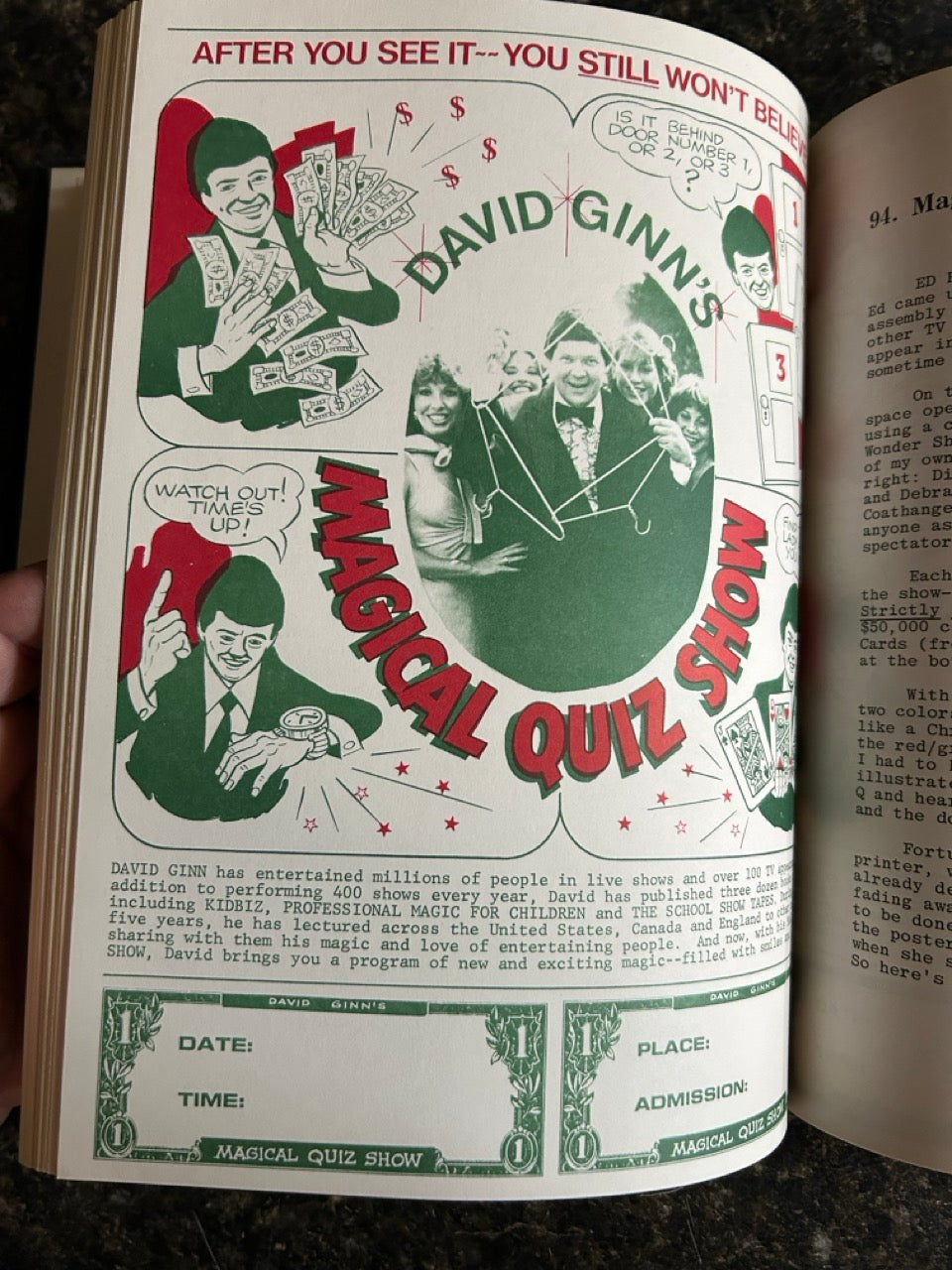 Promoting Me and You 2 - David Ginn - SIGNED (#557)