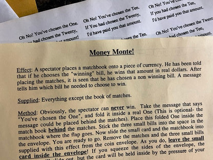 Money Monte - Tom Craven (SM 12)