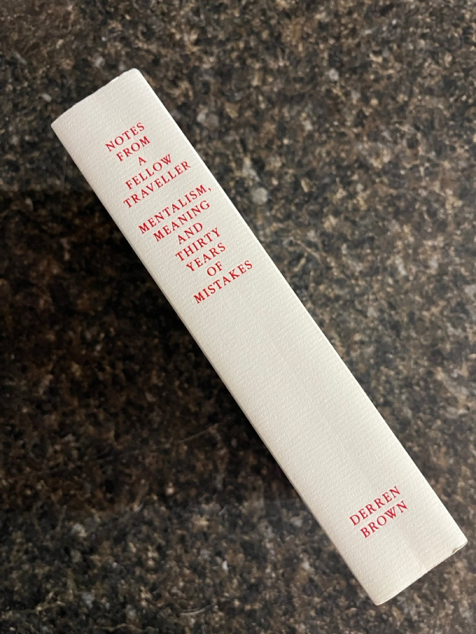 Notes From a Fellow Traveller - Derren Brown (softcover)