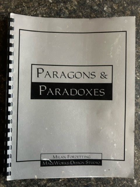 Paragons & Paradoxes - Milan Forzetting