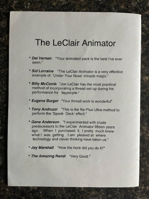 2 Jon LeClair booklets - Jon LeClair - SIGNED