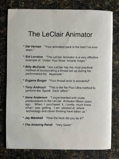 2 Jon LeClair booklets - Jon LeClair - SIGNED