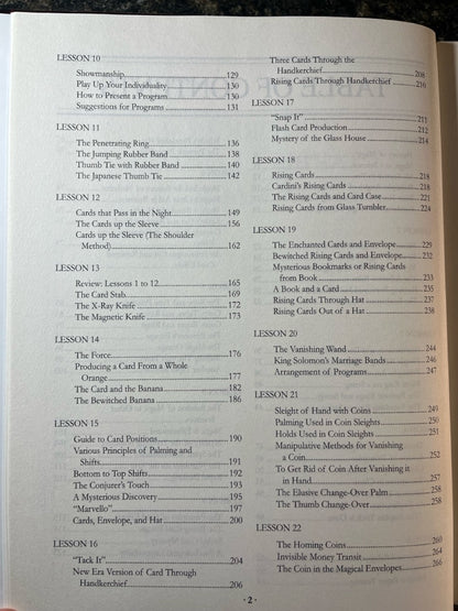 The Original Tarbell Lessons in Magic - Harlan Tarbell