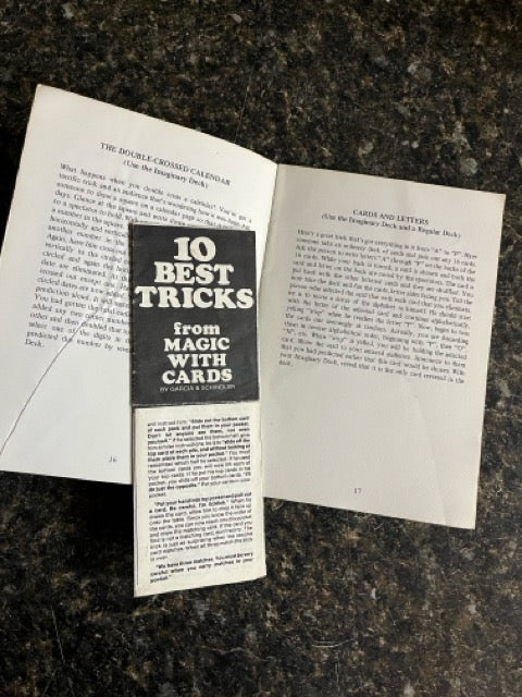 The Jerry Lucas Fifty greatest Card Tricks Booklet...featuring The Imaginary Deck