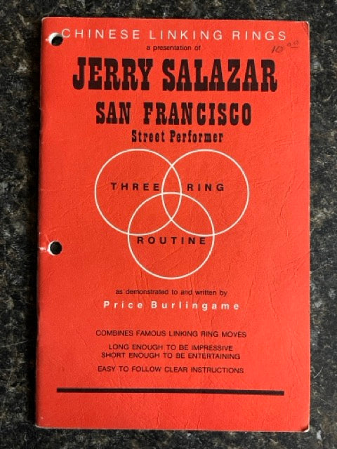 Jerry Salazar Three Ring Routine - Price Burlingame