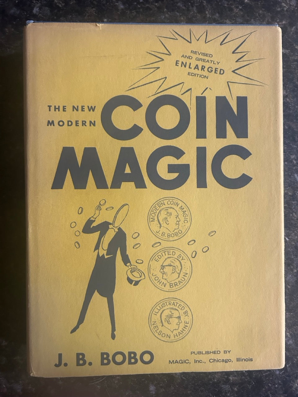 The New Modern Coin Magic - J.B. Bobo - HC w/dj