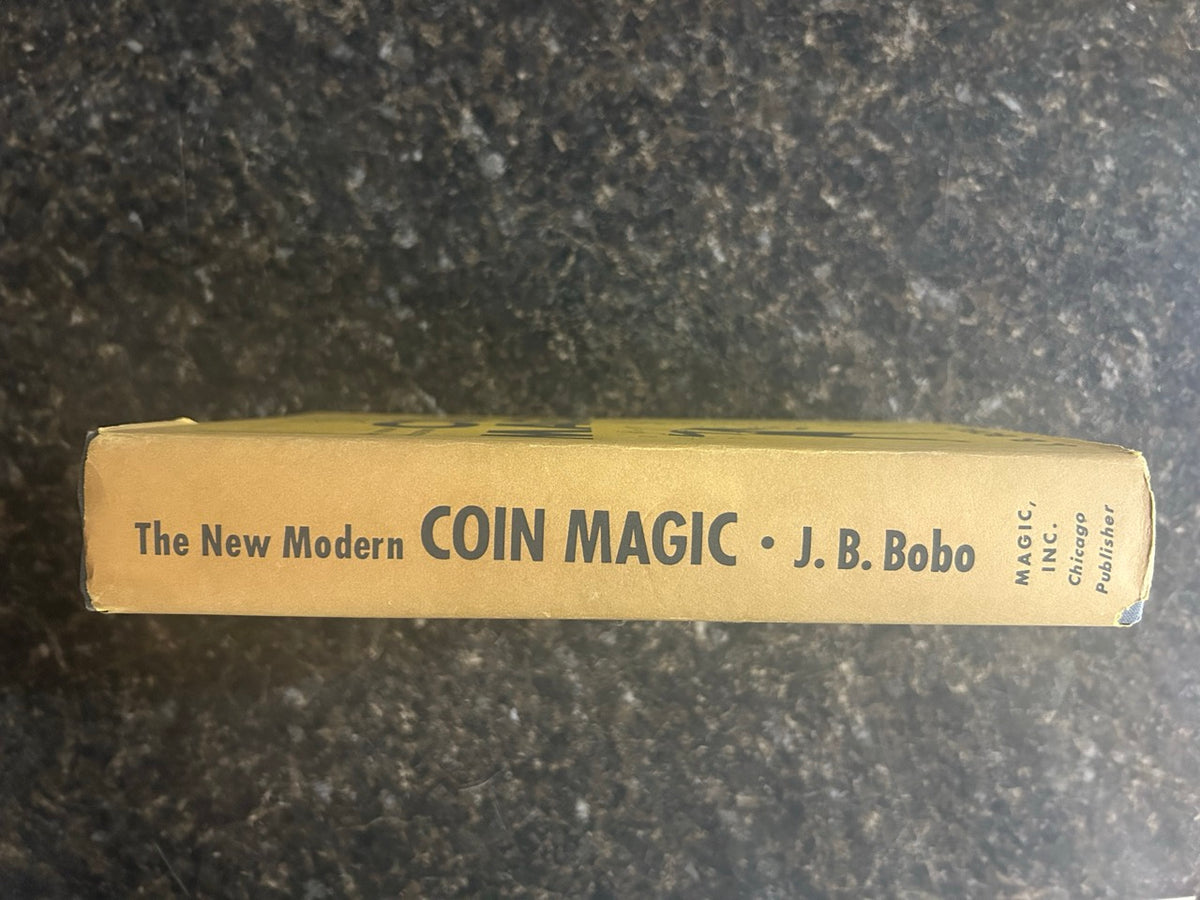 The New Modern Coin Magic - J.B. Bobo - HC w/dj