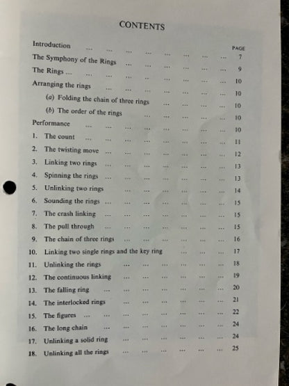 Dai Vernon's Symphony of the Rings - Lewis Ganson