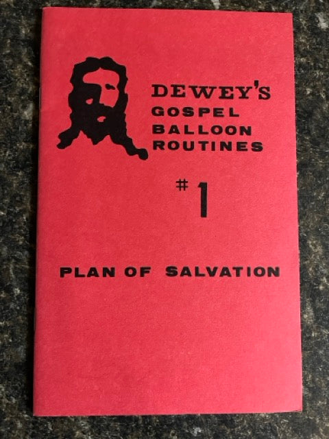 3 Ralph Dewey Gospel Balloon Booklets