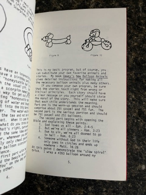 3 Ralph Dewey Gospel Balloon Booklets