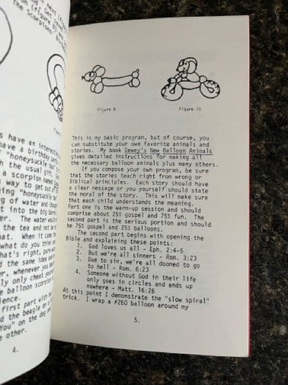 3 Ralph Dewey Gospel Balloon Booklets