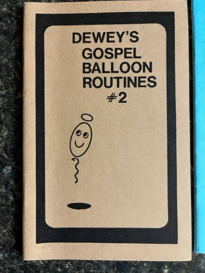 3 Ralph Dewey Gospel Balloon Booklets