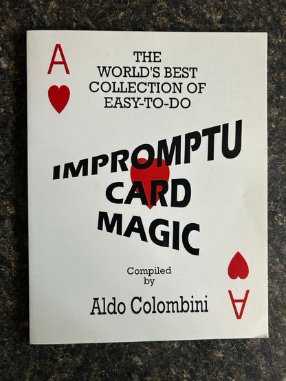 Impromptu Card Magic/Simply Impromp2 - Aldo Colombini - SIGNED